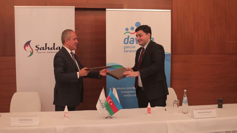 "Davam" Gənclər Hərəkatı və Şahdağ Turizm Mərkəzi arasında memorandum imzalanıb