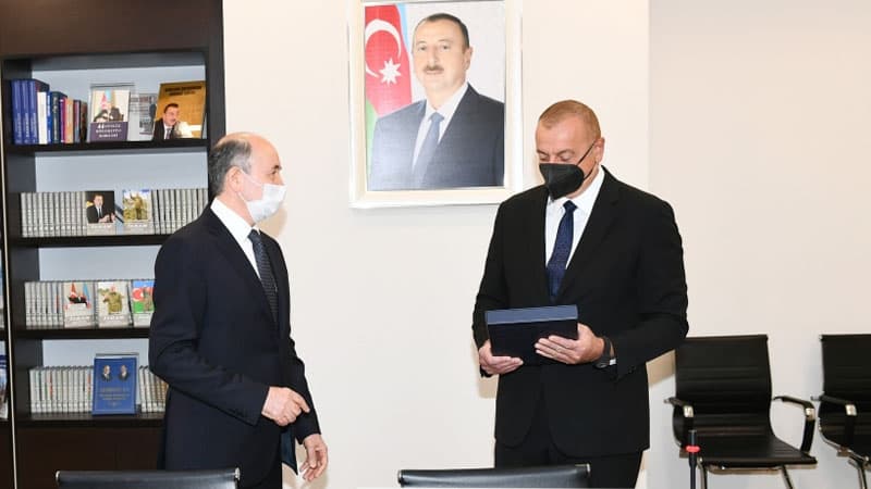 Prezident nazirlik və məhkəmə binasının açılışında (YENİLƏNİB/FOTO)