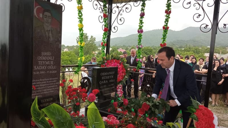 Şəhidin cənnətdəki ilk doğum günü... (FOTOLAR)