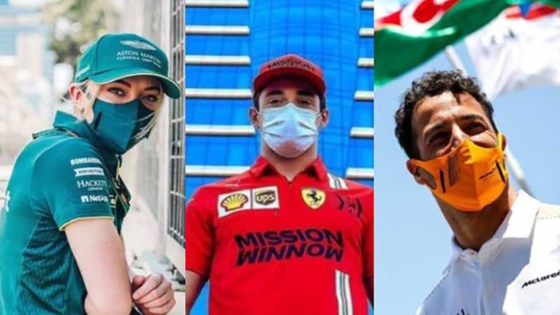 Formula 1 pilotları Bakıdadır (FOTOLAR)