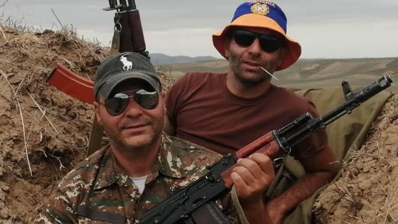 Azərbaycana qarşı döyüşməyə gələn livanlı terrorçunun səngərdən FOTOLARI