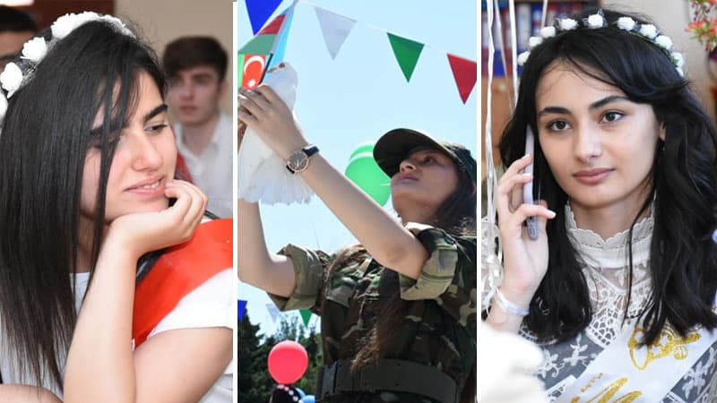 Pandemiyada keçirilən ilk "Son zəng" (FOTOLAR)