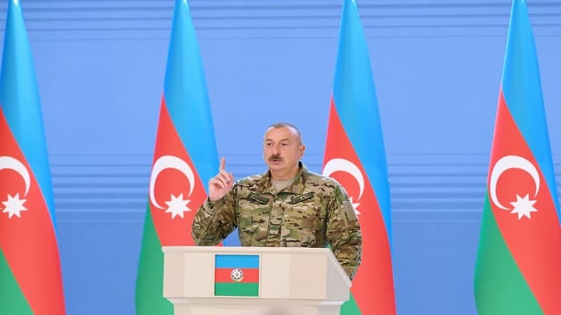 Prezidentin Azərbaycan Ordusunun şəxsi heyəti qarşısında çıxışı (VİDEO)