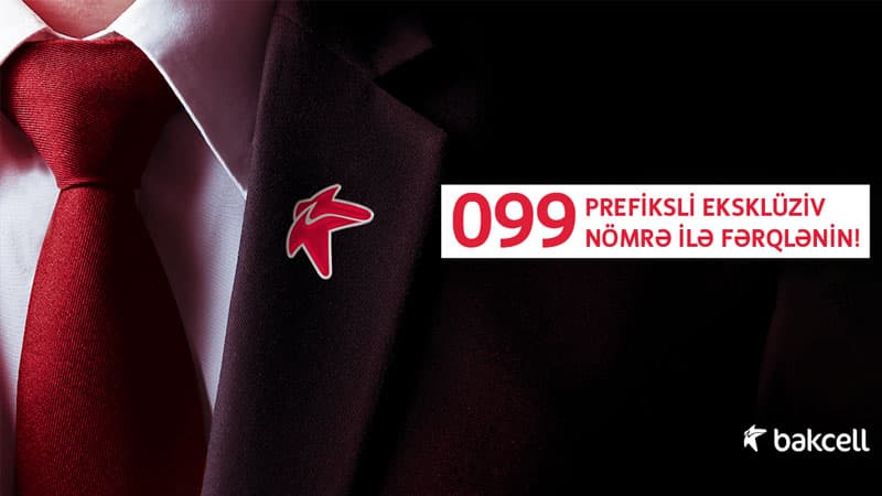 “Bakcell”dən 099 prefiksi ilə “xüsusi” və “eksklüziv” nömrələr 