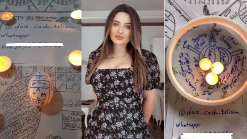 Qalmaqallı sabiq məmurun qızı indi də cadugərlərı reklam edir - Fotofakt