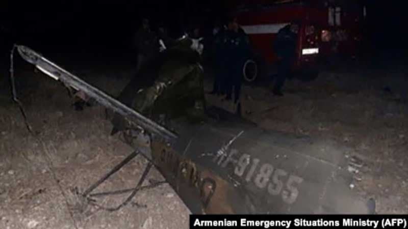 Azərbaycan-Ermənistan sərhəddində Rusiya helikopterinin vurulması ilə bağlı  rəsmi açıqlama