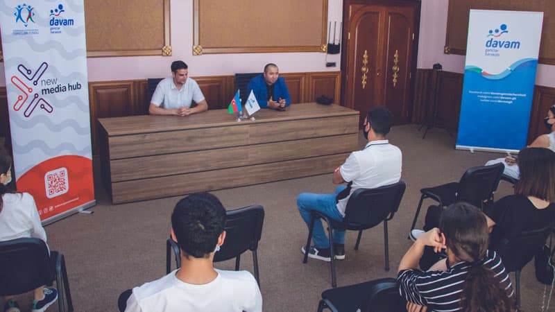 “New Media Hub” çərçivəsində təlimlərə start verildi (FOTOLAR)