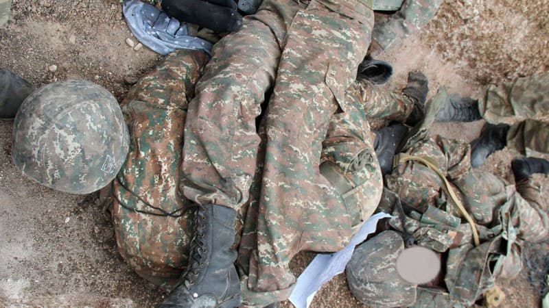 Füzuli və Cəbrayılda 4 erməni hərbçisinin meyiti tapıldı