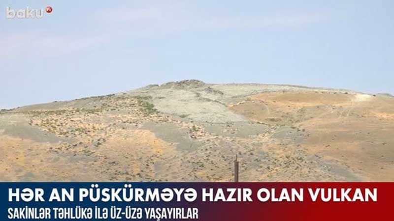 Bakıda vulkan təhlükəsi ilə üz-üzə yaşayan sakinlər (VİDEO)