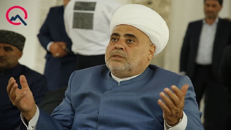 Şeyx Şuşada namaz qıldı (FOTOLAR)