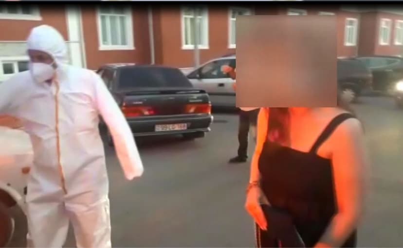 Toya gələn koronavirus xəstəsi saxlanıldı (FOTOLAR)