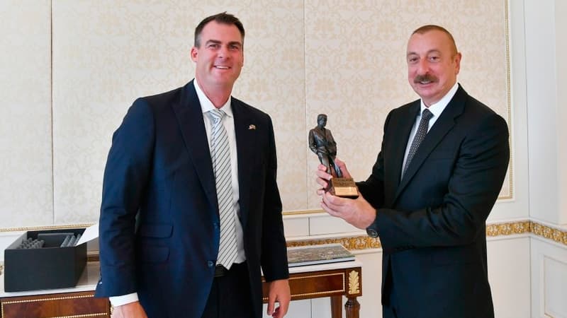 Prezident İlham Əliyev ABŞ-ın Oklahoma ştatının qubernatorunu qəbul etdi