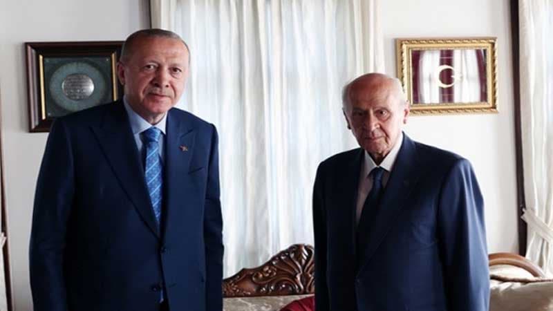 Ərdoğan Dövlət Baxçalını evində ziyarət etdi