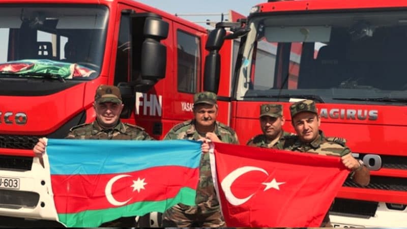 Azərbaycandan Türkiyəyə göndərilən yanğınsöndürənlərin sayı açıqlandı