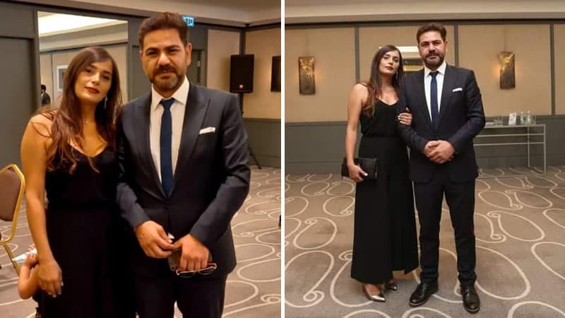 "Kurtlar Vadisi Pusu"nun aktyoru xanımı ilə Bakıda... (FOTOLAR)