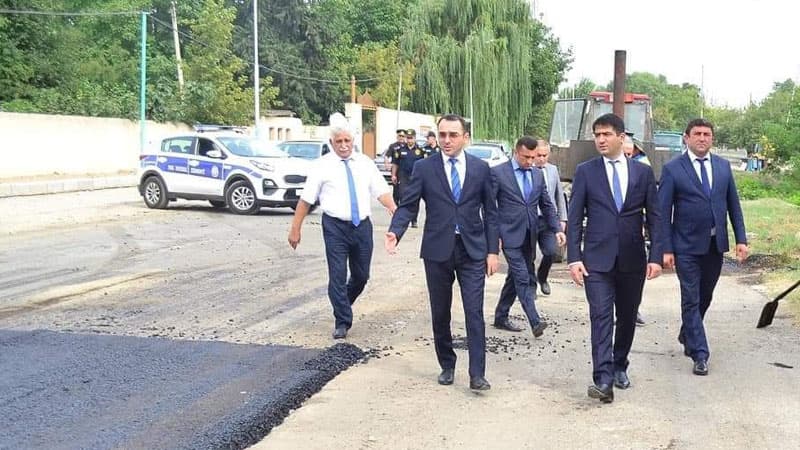 Ağstafanın Dağ Kəsəmən kəndi yenilənir (FOTOLAR)