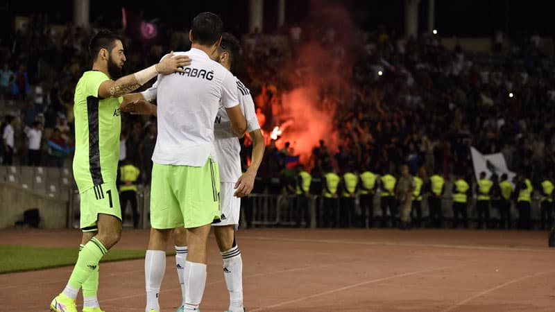 "Qarabağ"ın oyununda hörmətsizliyə cavab olaraq bu mahnı səsləndirildi (VİDEO)