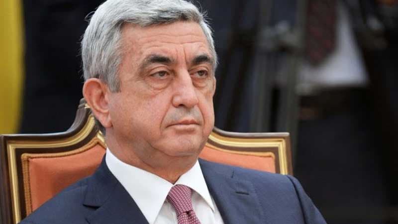 Sarkisyan Qarabağa gəldi
