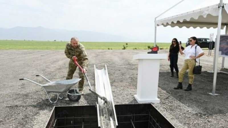 Prezidenti Laçın Beynəlxalq Hava Limanının təməlini qoydu