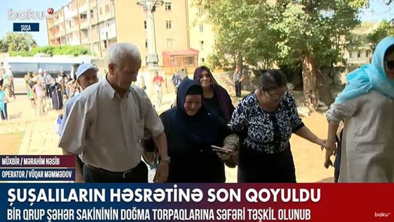 Şuşalıların Şuşa ilə görüşü (VİDEO)