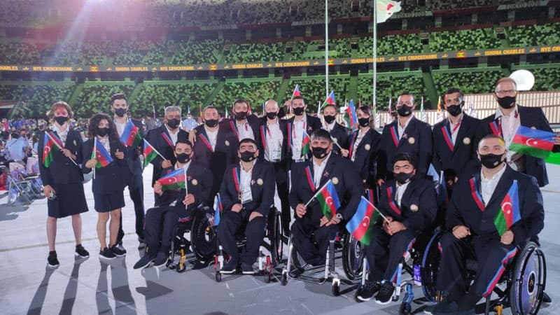 Paralimpiyaçılarımız açılış mərasimində iştirak etdi