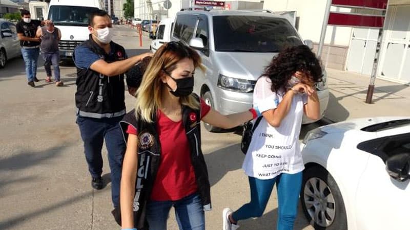 Türkiyədə azərbaycanlı narkotacir qadın saxlanıldı (FOTO/VİDEO)