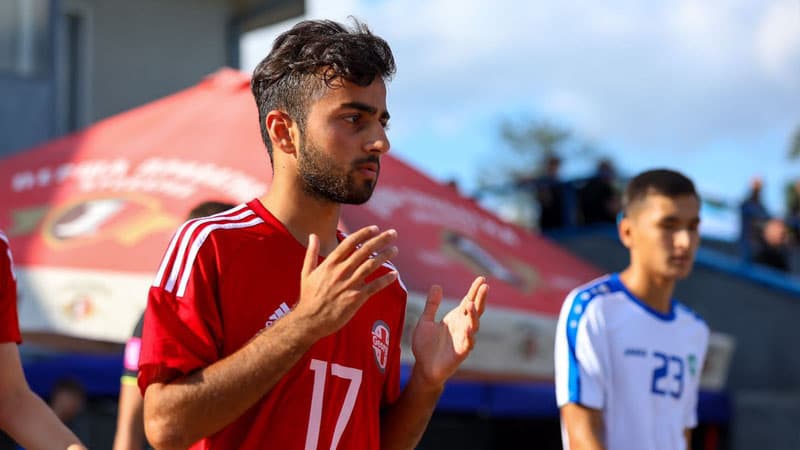 Azərbaycanlı futbolçu Gürcüstan yığmasında (FOTO)
