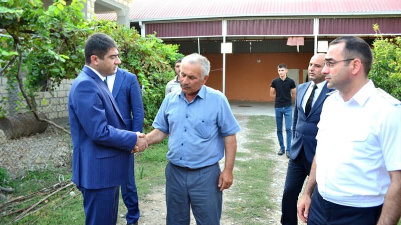 Vətən Müharibəsi Qəhrəmanının ailəsi növbəti dəfə ziyarət olundu (FOTOLAR)