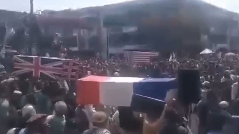 “Taliban” Əfqanıstanda ABŞ və NATO-ya dəfn mərasimi keçirdi