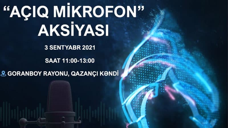 “Azəriqaz” Goranboyda “Açıq mikrofon” təşkil edəcək