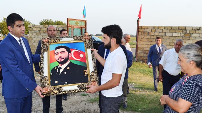 Vətən müharibəsi şəhidinin doğum günü qeyd olundu (FOTOLAR)