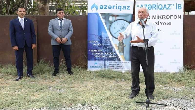 "Açıq mikrafon" Qazançı kəndində quruldu