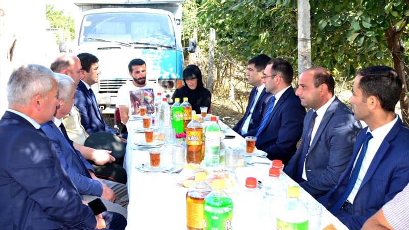 Şəhid Xudayət Orucovun şəhidlik zirvəsində ilk doğum günü qeyd olundu (FOTOLAR)