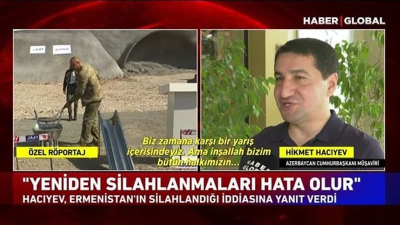 Hikmət Hacıyev: “Ermənilər revanş barədə düşünəcəksə, bu, onların növbəti tarixi səhvi olacaq” (VİDEO)