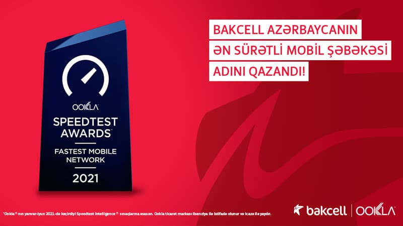 Bakcell Azərbaycanın ən sürətli mobil şəbəkəsi elan olundu  