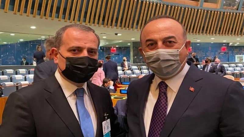 Ceyhun Bayramov Nyu-Yorkda Mövlud Çavuşoğlu ilə görüşdü