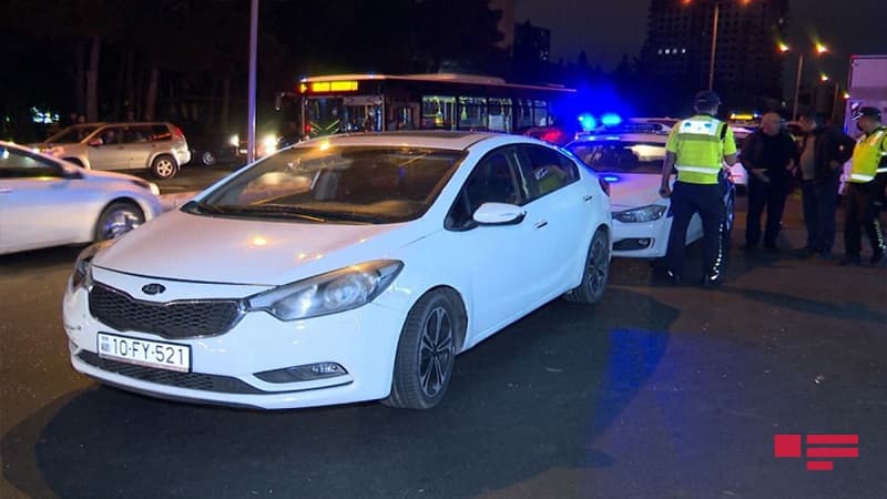 Bakıda avtoxuliqanlıq edən şəxs saxlanıldı (FOTO/VİDEO)