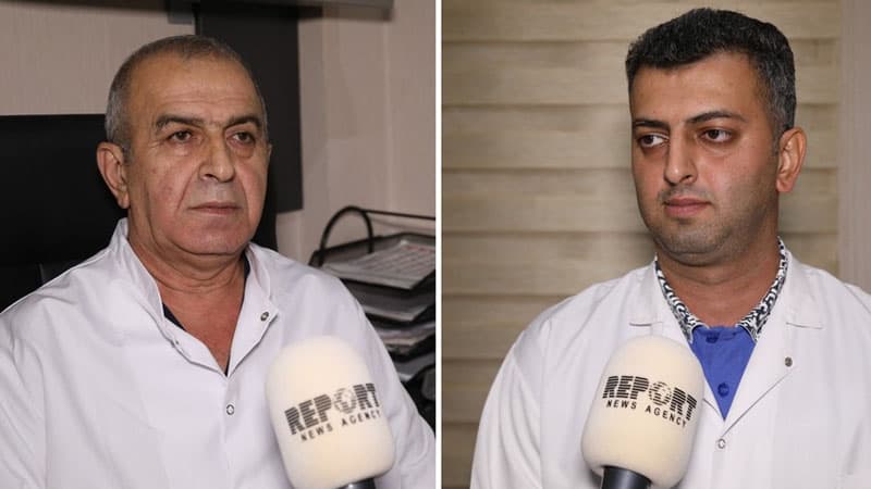 Yaralı hərbçilərin həyatını xilas edən ata və oğul (VİDEO)