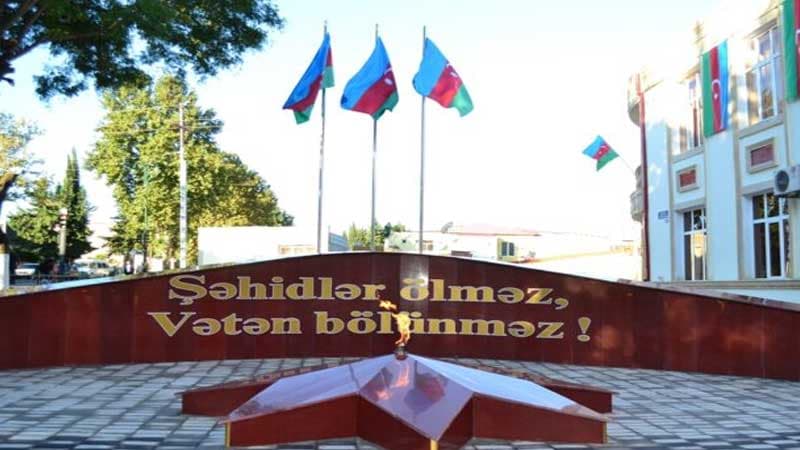Ağstafa şəhərinin mərkəzində şəhidlərin xatirəsinə abidə kompleksi inşa olundu (FOTO)
