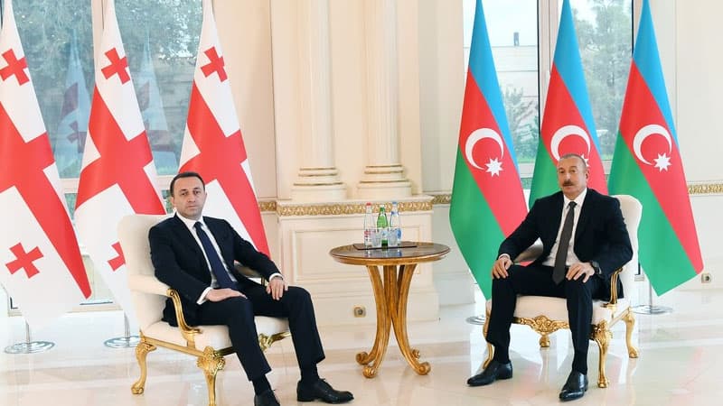 Prezident İrakli Qaribaşvilini qəbul etdi (FOTOLAR/YENİLƏNİB)