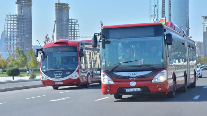 Bu həftədən etibarən həftəsonu ictimai nəqliyyat və metro işləyəcək