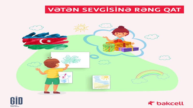 Uşaqlar arasında “Vətən sevgisinə rəng qat!” adlı rəsm müsabiqəsi 