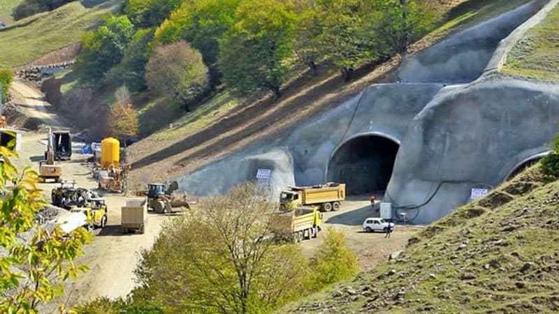Murovdağ tunelindən yeni görüntülər (FOTO)