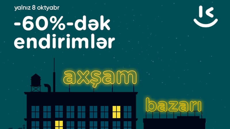 “Kontakt”da cəmi 3 saat ərzində - 60%-dək endirimlər