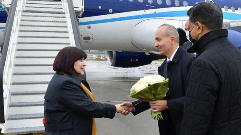 Sahibə Qafarova Slovakiyada rəsmi səfərdədir