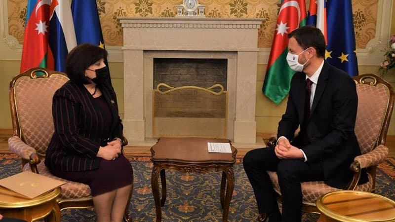 Sahibə Qafarova Slovakiyanın Baş naziri  ilə görüşdü (FOTOLAR)