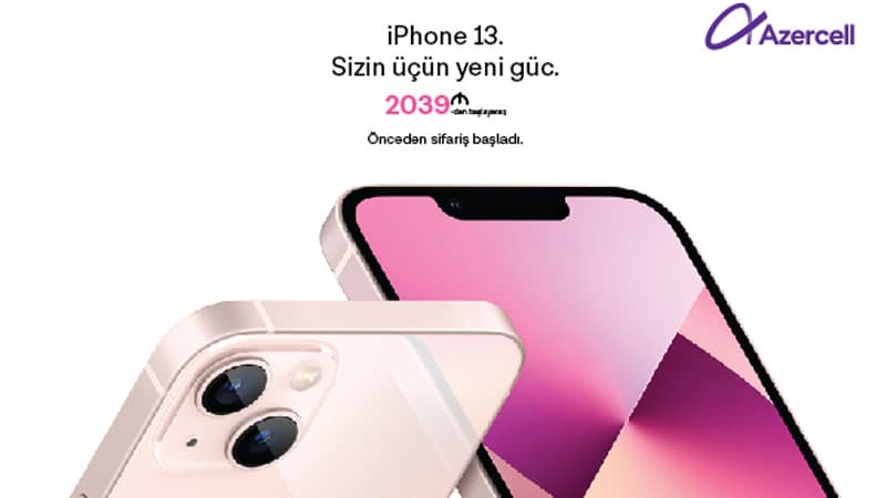 “Azercell” mağazalarından "iPhone" alanlara 3 aylıq 50GB internet paketi hədiyyə olunacaq