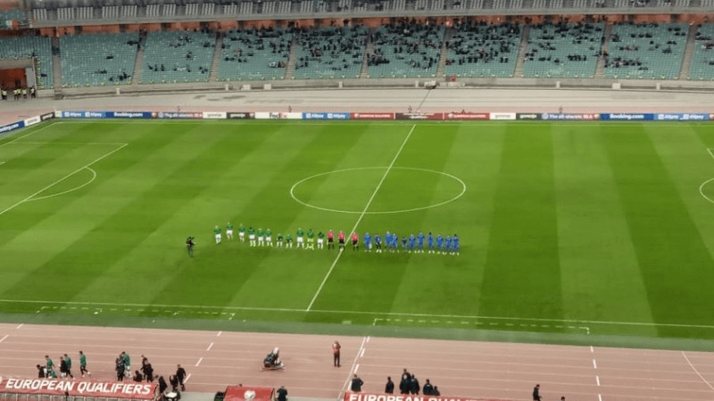 İrlandiyalı futbolçular Bakıda irqçiliyə qarşı çıxdı