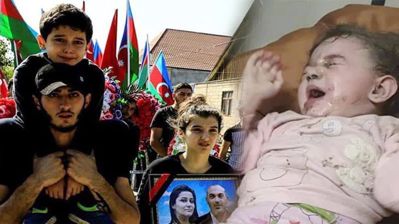 Gəncə terrorunda valideynlərini itirən uşaqlar (FOTOLAR)