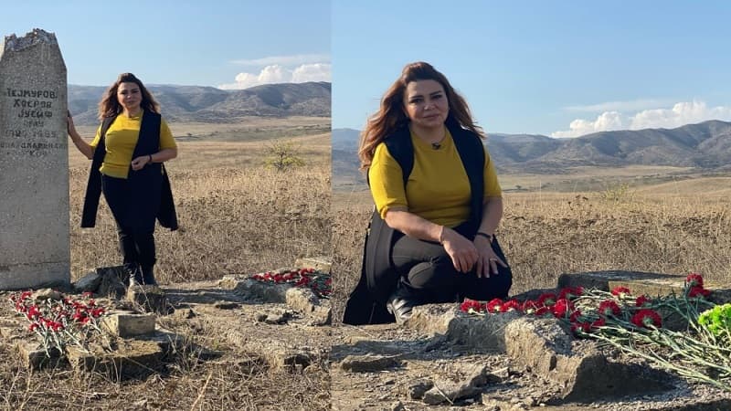 Xalq artisti 28 il sonra ata və bacısının məzarını ziyarət etdi (FOTOLAR)